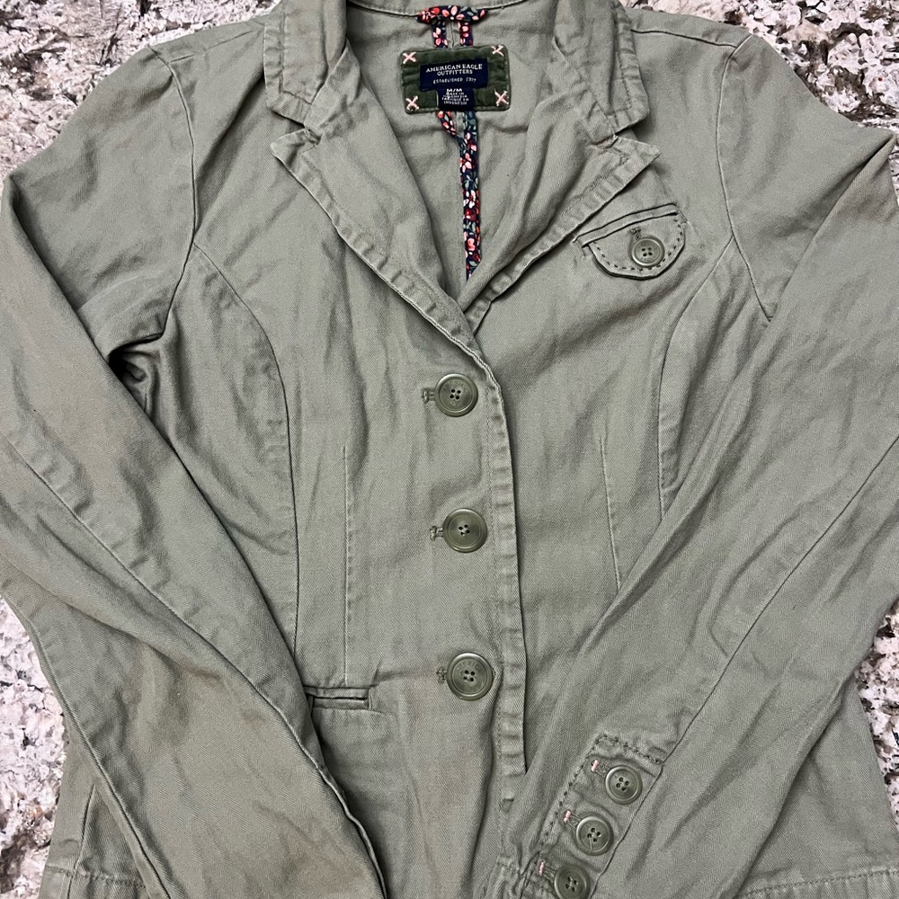 American Eagle Light Green Jacket - image 3